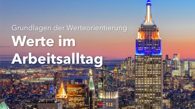 Werte im Arbeitsalltag