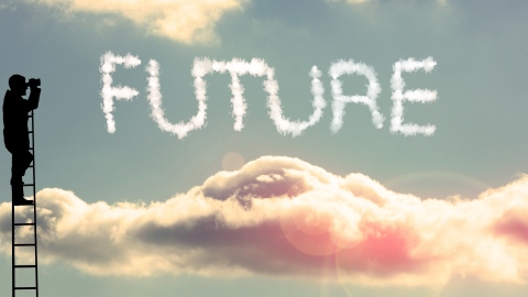 Mut zur Veränderung Wolkenbild