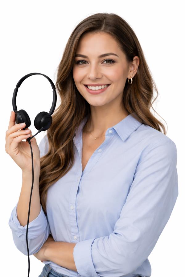 Call-Center Mitarbeiterin